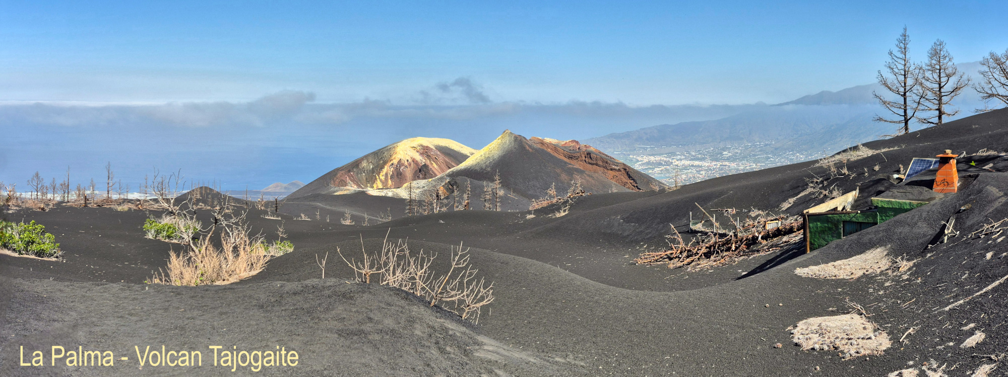 Espagne, la Palma, volcan Tajogaite