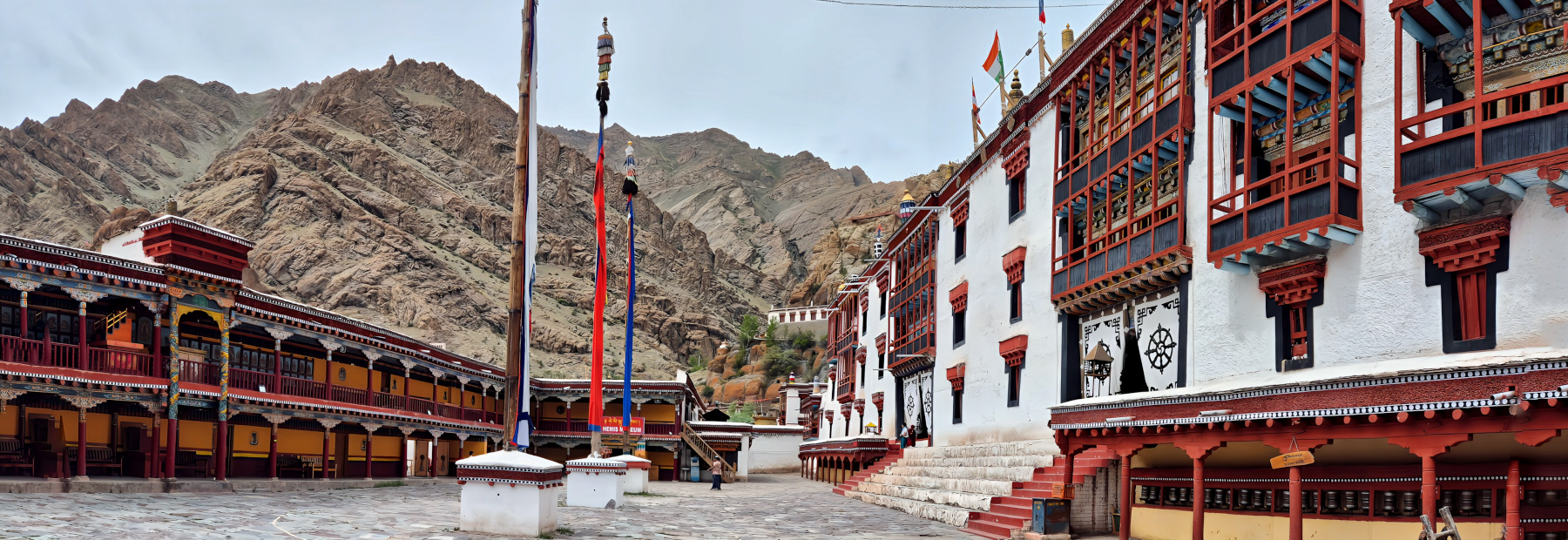 Inde Ladakh monastere Hemis Inde Ladakh monastere Hemis