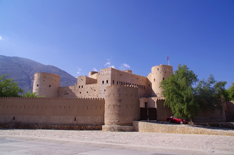 Entrée du Château de Rustaq. Entrée du Château de Rustaq.