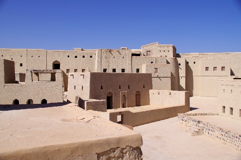 Le fort de Bahla, Sultanat d'Oman. Le fort de Bahla, Sultanat d'Oman.