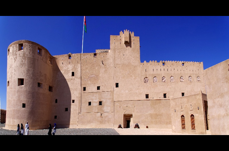 Le château de Jabrin, Sultanat d'Oman. Le château de Jabrin, Sultanat d'Oman.