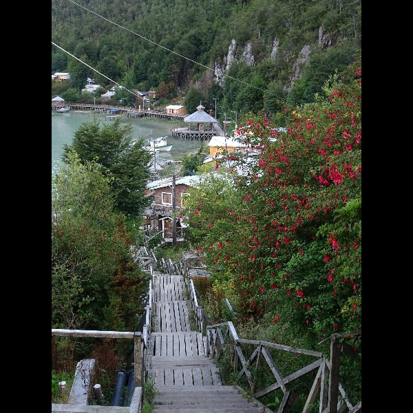 Tortel, ses passerelles, ses escaliers. Tortel, ses passerelles, ses escaliers.