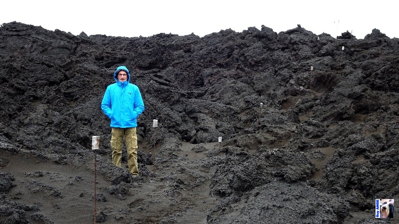 Champs de cendre et de lave du Bárðarbunga au niveau d’Holuhraun. Champs de cendre et de lave du Bárðarbunga au niveau d’Holuhraun.