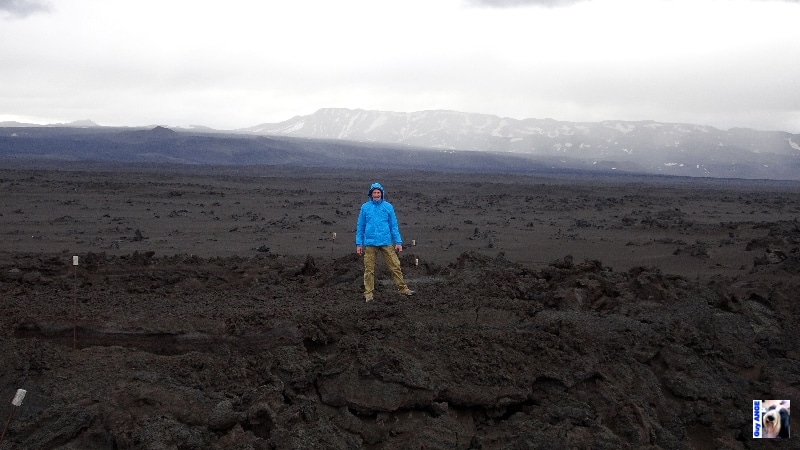 Champs de cendre et de lave du Bárðarbunga au niveau d’Holuhraun. Champs de cendre et de lave du Bárðarbunga au niveau d’Holuhraun.
