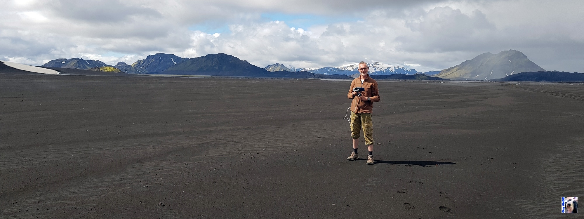 Plaine de sable du Mýrdalsjökull. Plaine de sable du Mýrdalsjökull.