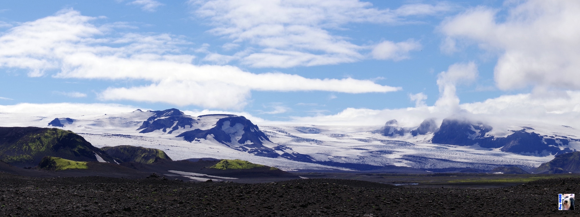 Plaine du Mýrdalsjökull. Plaine du Mýrdalsjökull.