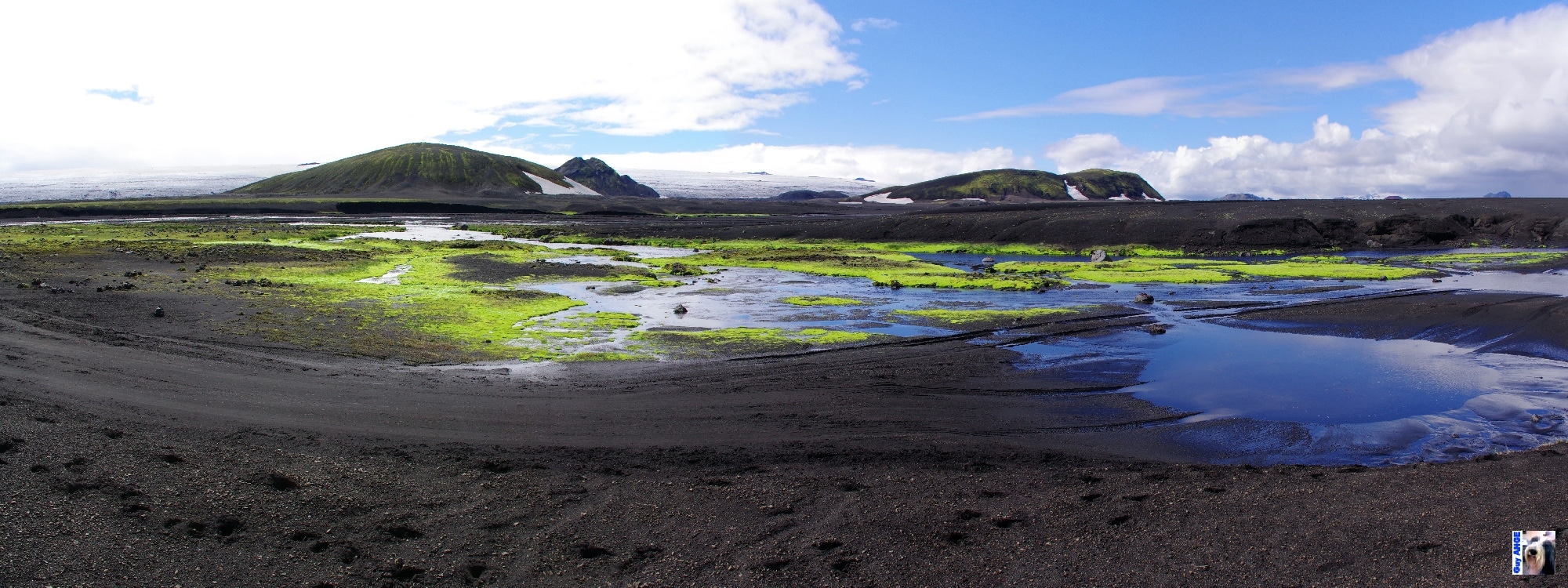 Plaine du Mýrdalsjökull. Plaine du Mýrdalsjökull.