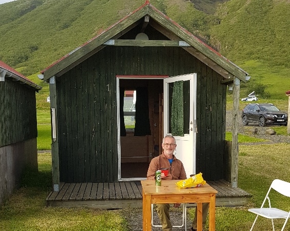 Notre cabane à Skaftafell.