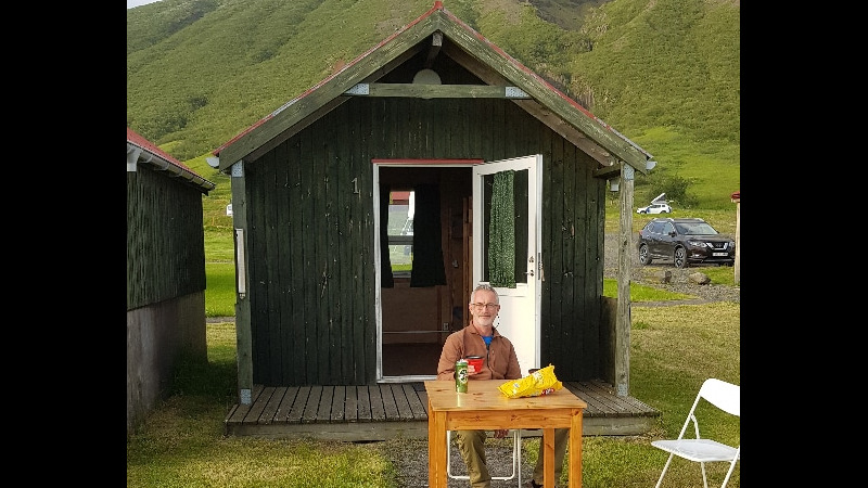 Notre cabane à Skaftafell.