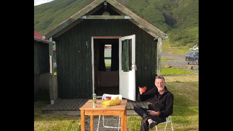 Notre cabane à Skaftafell.