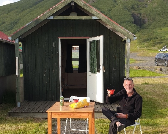 Notre cabane à Skaftafell.
