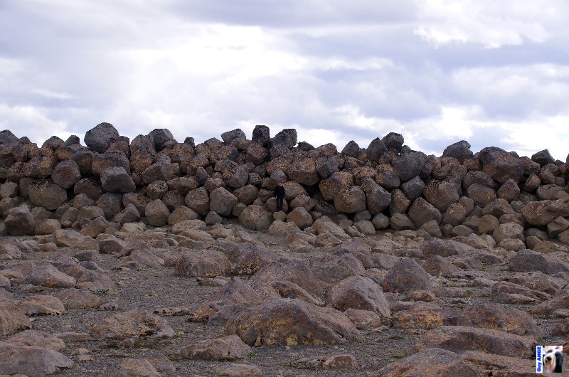 Skessugarður - Le rempart de la géante. Skessugarður - Le rempart de la géante.