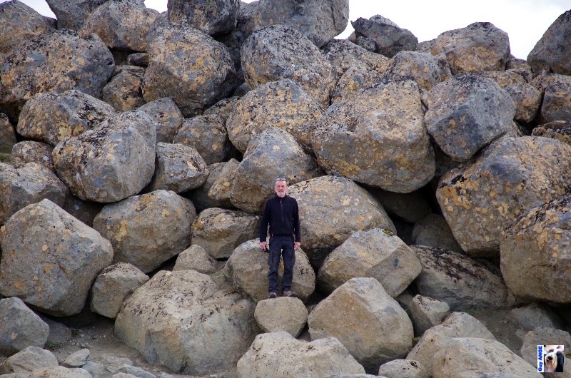 Skessugarður - Le rempart de la géante. Skessugarður - Le rempart de la géante.