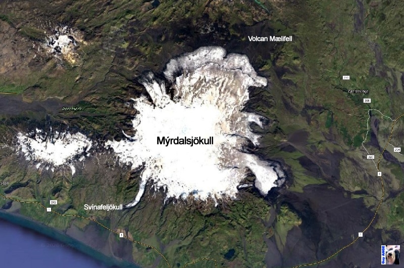 Le Mýrdalsjökull.