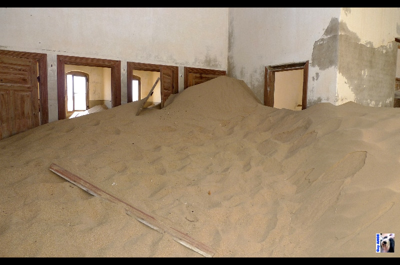 Kolmannskuppe, ville abandonnée en Namibie. Kolmannskuppe, ville abandonnée en Namibie.