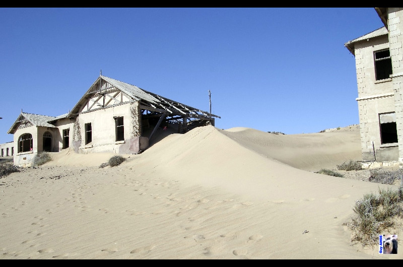 Kolmannskuppe, ville abandonnée en Namibie. Kolmannskuppe, ville abandonnée en Namibie.