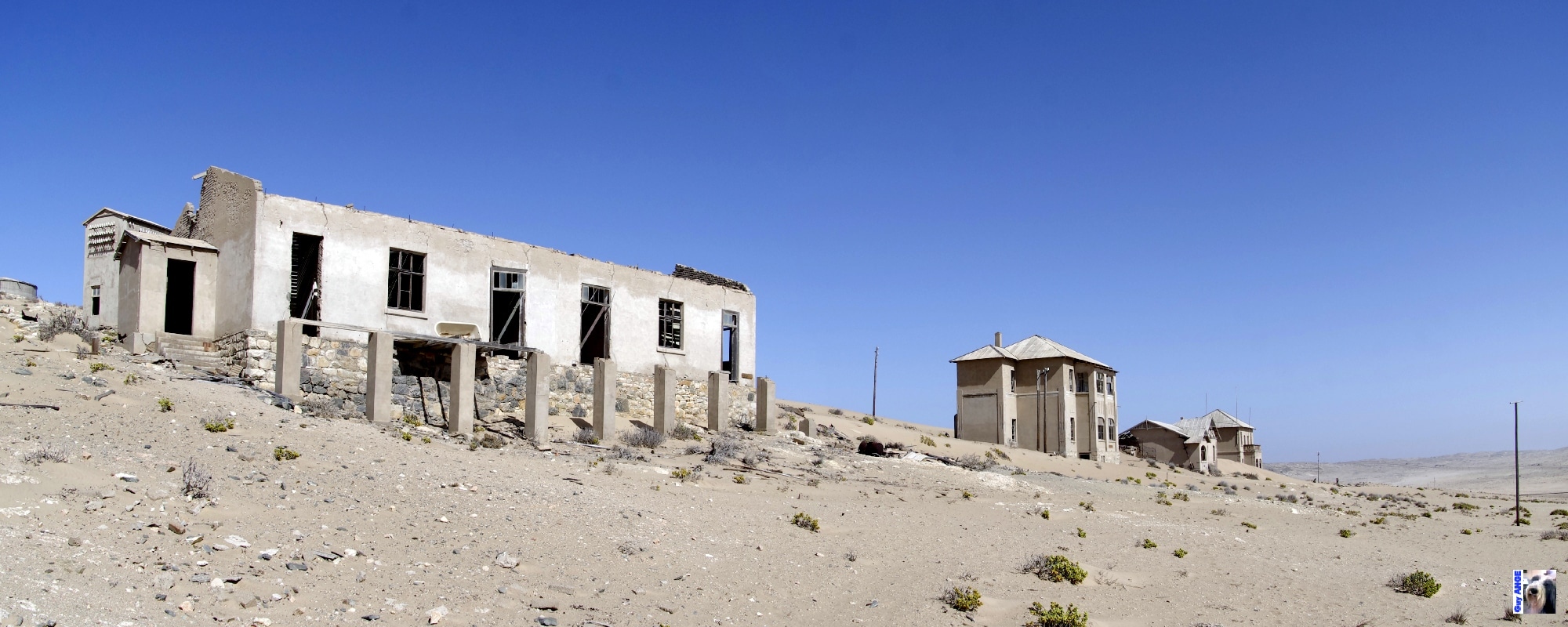 Kolmannskuppe, ville abandonnée en Namibie. Kolmannskuppe, ville abandonnée en Namibie.