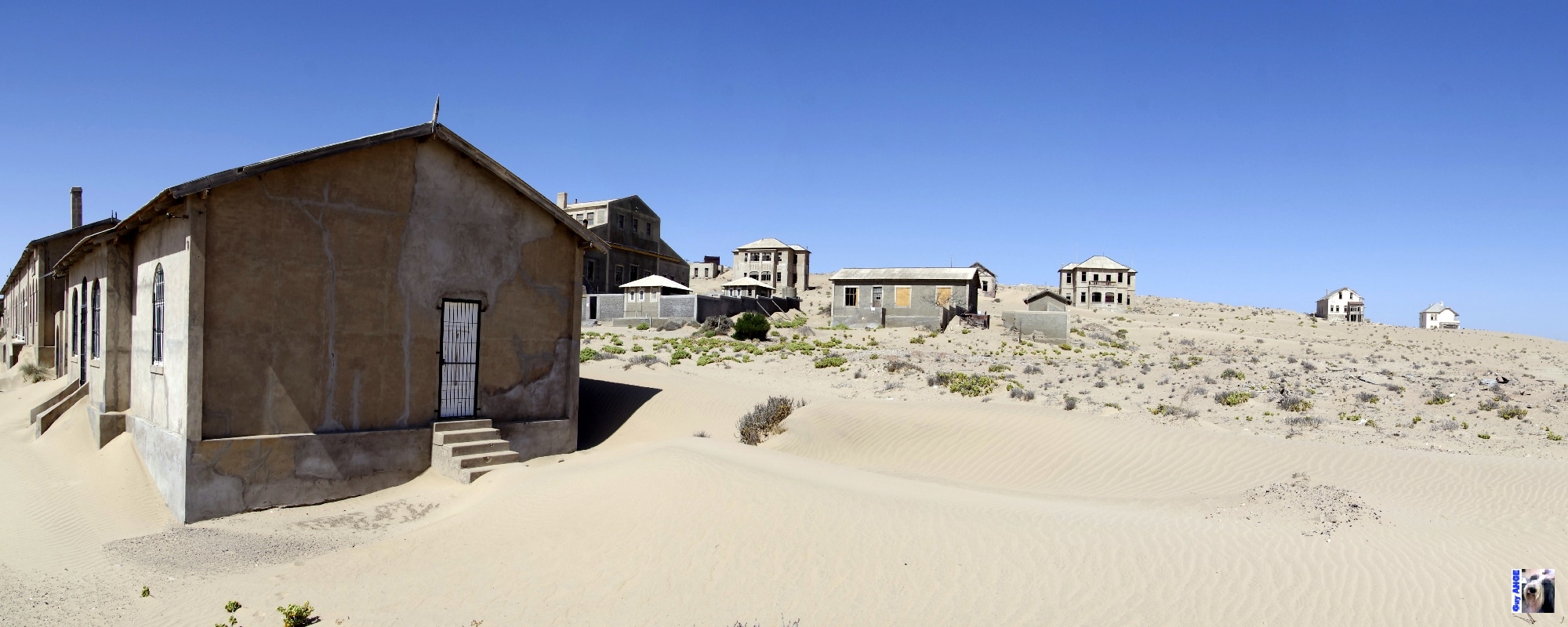 Kolmannskuppe, ville abandonnée en Namibie. Kolmannskuppe, ville abandonnée en Namibie.