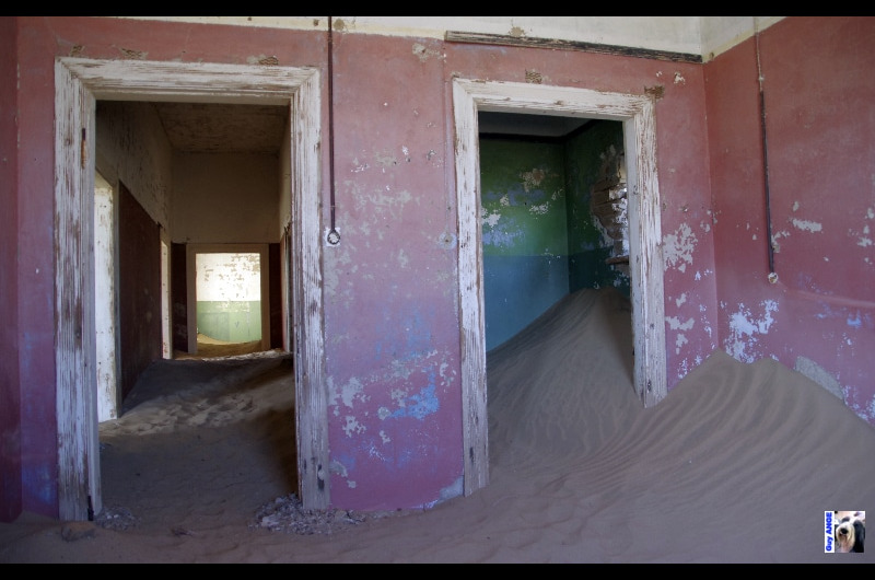 Kolmannskuppe, ville abandonnée en Namibie. Kolmannskuppe, ville abandonnée en Namibie.