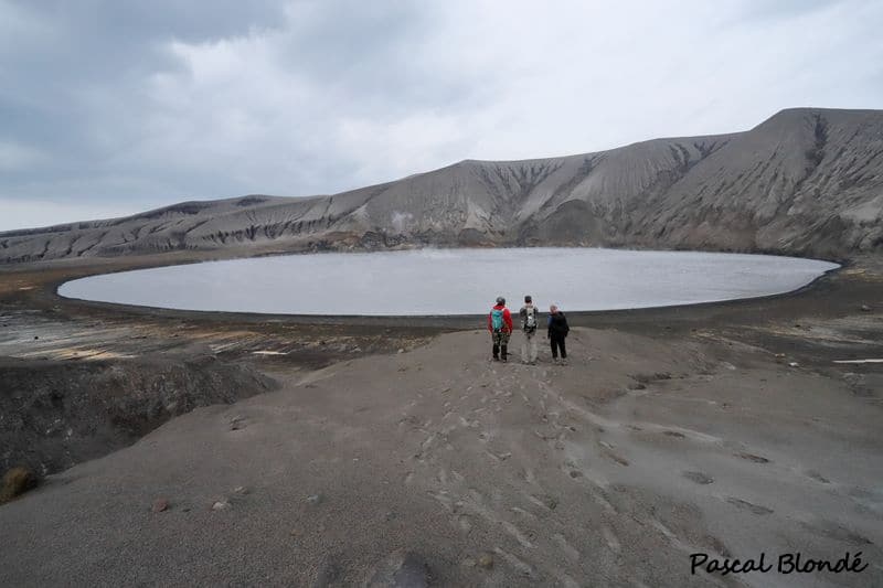 L'Anak Krakatau en 2019 après l'effondrement du à l'éruption. Indonésie, Krakatau. (Pascal Blondé)