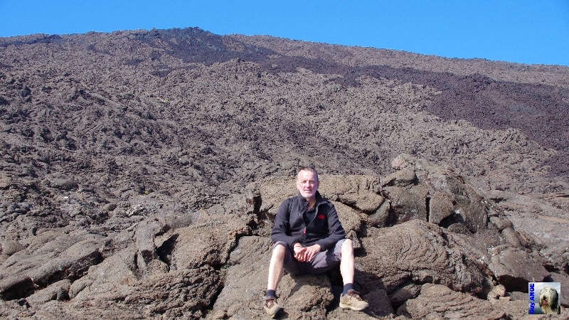 Randonnée sur le piton de la Fournaise. La Réunion.