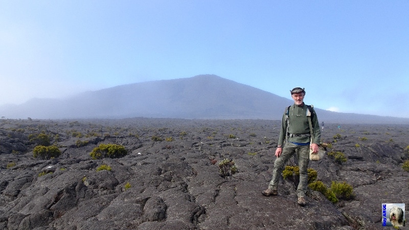 Randonnée sur le piton de la Fournaise. La Réunion.