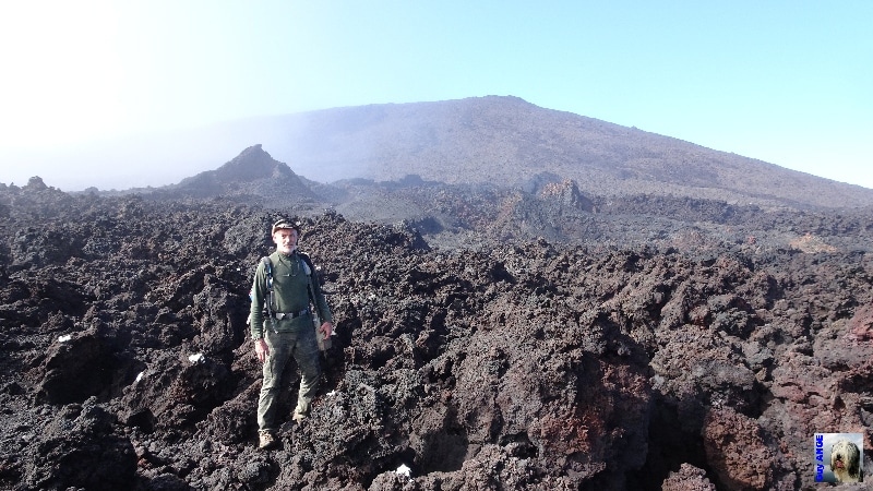 Randonnée sur le piton de la Fournaise. La Réunion.