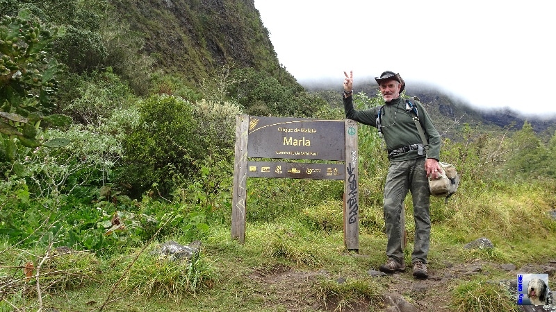 Première étape effectuée, arrivée à Marla. La Réunion.