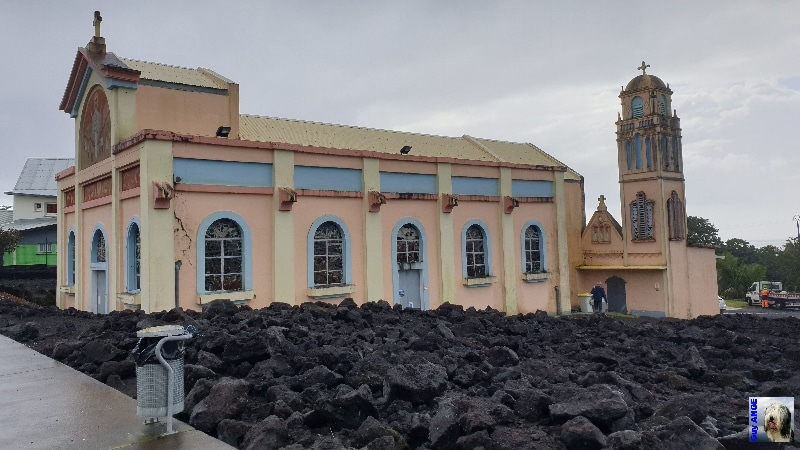 Notre Dame des Laves à Sainte-Rose. La Réunion.