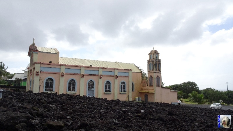 Notre Dame des Laves à Sainte-Rose. La Réunion.