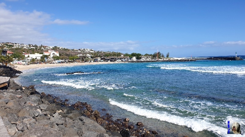 Plage à Saint-Gilles les Bains. La Réunion.