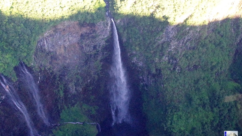 Le Trou de Fer. Découverte de cascades que nous ne voyions pas lors de notre balade. La Réunion.
