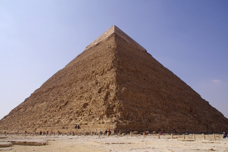 Pyramide de Khéphren. Plateau de Gizeh.