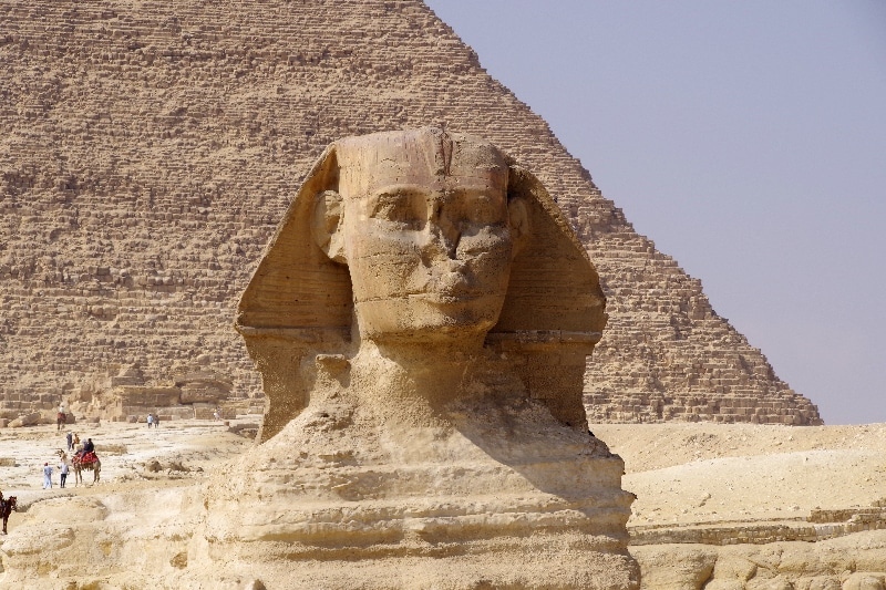 Le Sphinx. Plateau de Gizeh.