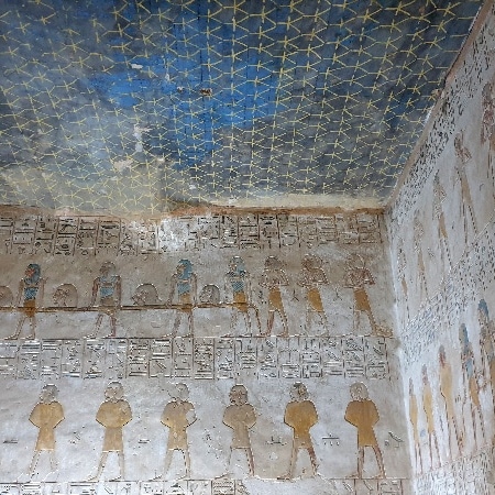 Tombeau de Mérenptah. Louxor, Vallée des Rois.