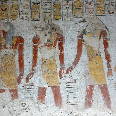 Tombeau de Mérenptah. Louxor, Vallée des Rois.
