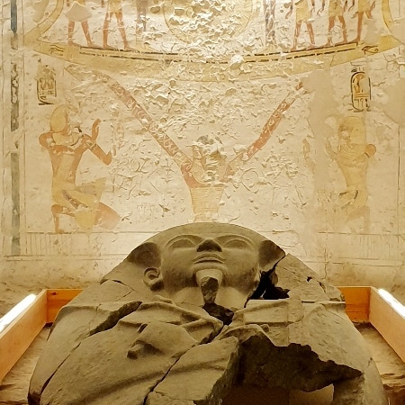 Tombeau de Ramsès V VI. Louxor, Vallée des Rois.