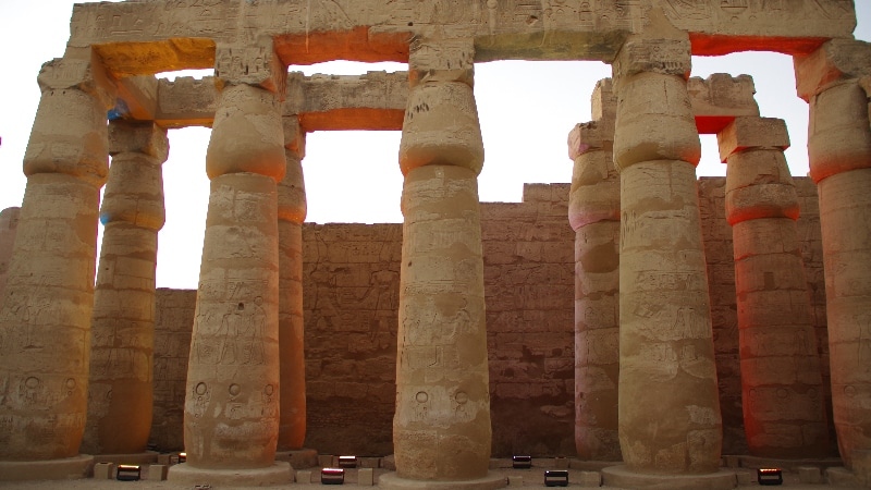 Le Temple de Louxor. Temple de Louxor.