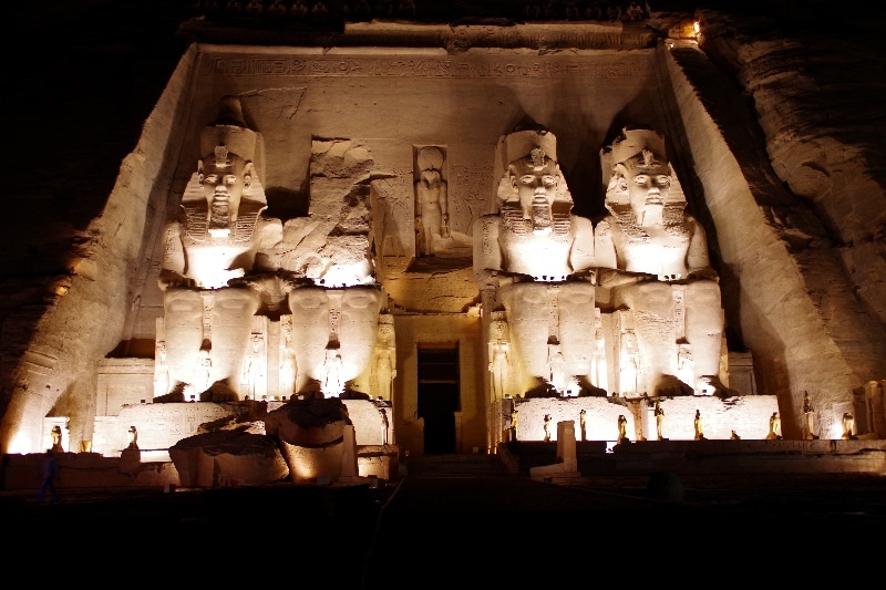 Temple de Ramses II. Abou Simbel.
