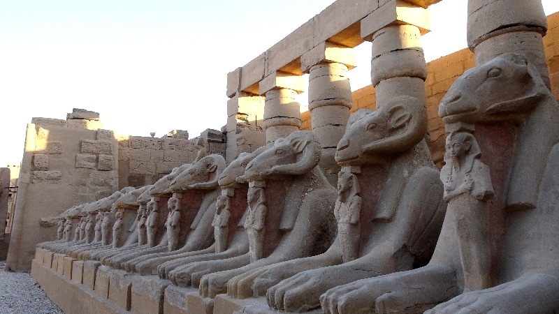 Le temple de Karnak. Louxor, Karnak.