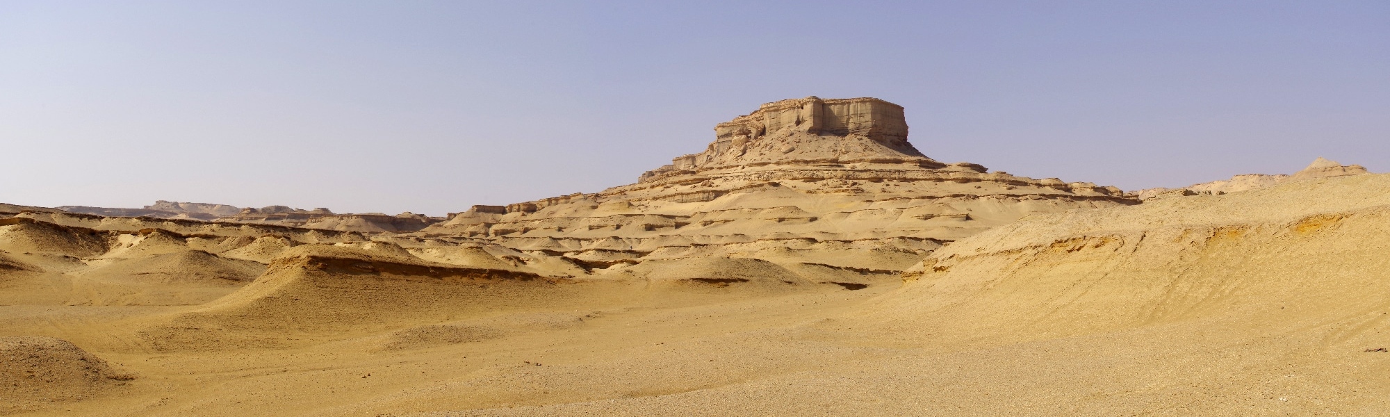 Le désert au Kasr El Sagha. Oasis de Fayoum