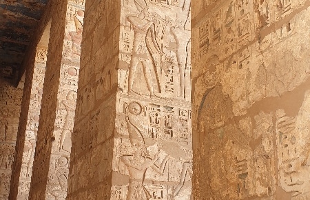 Temple de Medinet Abou. Louxor.