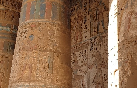 Temple de Medinet Abou. Louxor.
