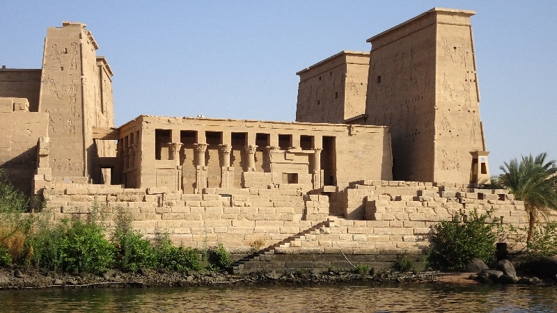 Le temple de la déesse Isis sur l’île de Philae. Assouan.