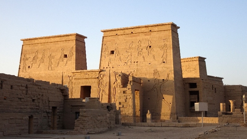 Le temple de la déesse Isis sur l’île de Philae. Assouan.