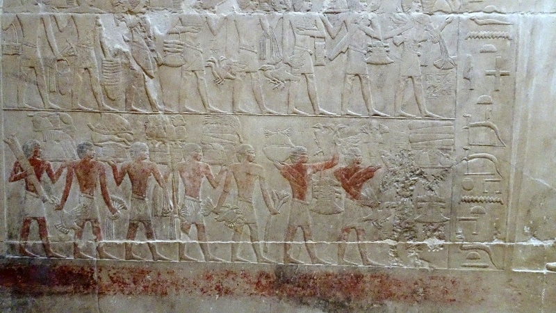 Tombe du Roi Téti. La nécropole de Sakkarah.