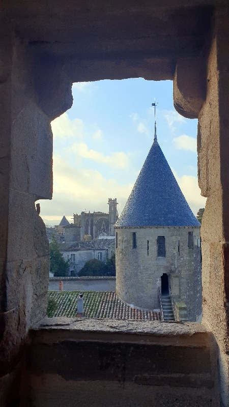 Visite des remparts. Carcassonne