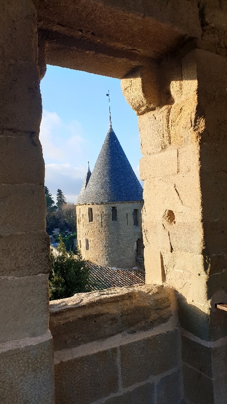 Visite des remparts. Carcassonne