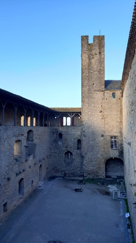 Visite des remparts. Carcassonne