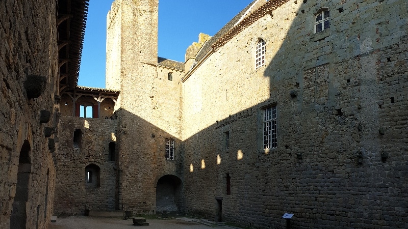 Visite des remparts. Carcassonne